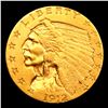 Image 2 : ***Auction Highlight*** 1912-p Gold Indian Quarter Eagle $2 1/2 Graded Select Unc By USCG (fc)