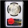 Image 3 : NGC 1923-p Peace Dollar $1 Graded ms64 By NGC