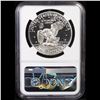 Image 3 : Proof NGC 1971-s Silver Signed By Astronaut Charlie Duke Eisenhower Dollar $1 Graded pr68 dcam By NG