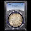 Image 2 : PCGS 1889-p Morgan Dollar $1 Graded ms64 By PCGS