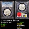 Image 1 : 1776-1976-s Silver Kennedy Half Dollar 50c Graded ms67 By PCGS
