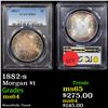 Image 1 : PCGS 1882-s Morgan Dollar $1 Graded ms64 By PCGS
