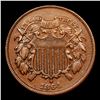 Image 2 : 1864 Two Cent Piece 2c Graded AU Details