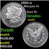 Image 1 : 1881-o Morgan Dollar $1 Graded BU+