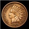 Image 2 : 1863 Indian Cent 1c Graded xf+
