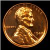 Image 2 : Proof 1942 Lincoln Cent 1c Graded Gem Proof Red