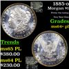 Image 1 : 1885-o Morgan Dollar $1 Graded Choice Unc+ PL