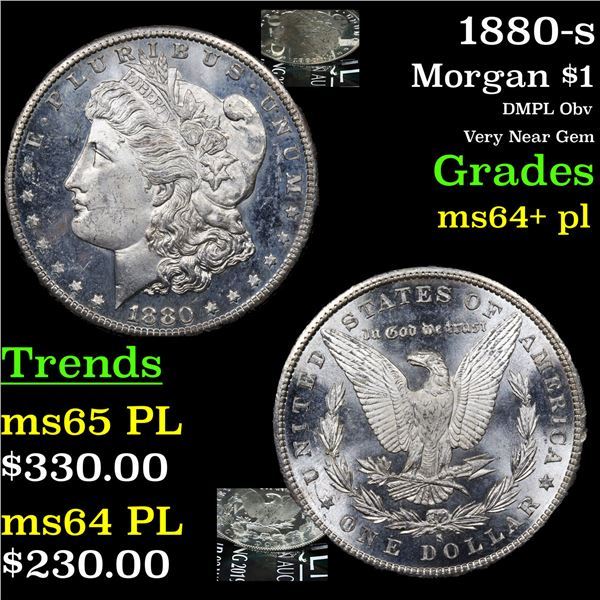 1880-s Morgan Dollar $1 Graded Choice Unc+ PL