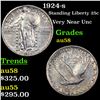 Image 1 : 1924-s Standing Liberty Quarter 25c Graded Choice AU/BU Slider
