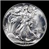 Image 2 : 1942-p Walking Liberty Half Dollar 50c Graded GEM+ Unc
