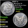 Image 1 : 1897-s Morgan Dollar $1 Graded Select Unc
