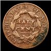 Image 3 : 1828 C-1 Classic Head half cent 1/2c Graded f, fine