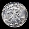 Image 2 : 1943-p Walking Liberty Half Dollar 50c Graded Choice+ Unc