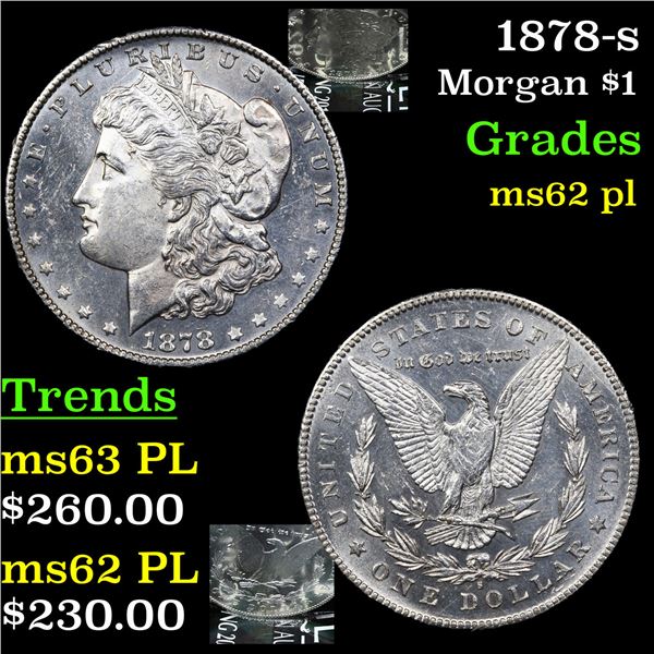 1878-s Morgan Dollar $1 Graded Select Unc PL