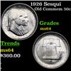Image 1 : 1926 Sesqui Old Commem Half Dollar 50c Graded Choice Unc