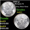 Image 1 : 1881-p Morgan Dollar $1 Graded Choice+ Unc