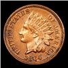 Image 2 : 1864 CN Indian Cent 1c Graded Select AU