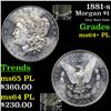 Image 1 : 1881-s Morgan Dollar $1 Graded Choice Unc+ PL
