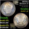Image 1 : 1878-s Morgan Dollar $1 Graded Choice Unc+ PL