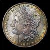 Image 2 : 1885-p Colorfully Toned Morgan Dollar $1 Graded Choice+ Unc
