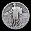 Image 2 : 1917-p Ty I Standing Liberty Quarter 25c Graded vg, very good