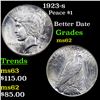 Image 1 : 1923-s Peace Dollar $1 Graded Select Unc
