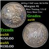 Image 1 : 1878-p 7/8tf vam 38 I4 R4 Morgan Dollar $1 Graded Choice AU/BU Slider