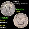 Image 1 : 1926-s Standing Liberty Quarter 25c Graded vf+