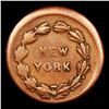 Image 3 : 1863 New York F-191-443a Civil War Token 1c Graded vf+