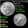 Image 1 : 1927-p vam 1A I2 R5 Peace Dollar $1 Graded Unc Details