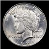 Image 2 : 1924-p Peace Dollar $1 Graded Choice Unc