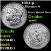 Image 1 : 1904-p Morgan Dollar $1 Graded Select Unc