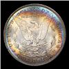 Image 3 : 1898-p Rainbow Toned Morgan Dollar $1 Graded Select Unc