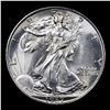 Image 2 : 1937-p Walking Liberty Half Dollar 50c Graded GEM Unc