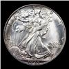 Image 2 : 1943-p Walking Liberty Half Dollar 50c Graded GEM+ Unc