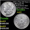 Image 1 : 1892-o Top 100 Vam 5 Morgan Dollar $1 Graded Select Unc