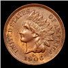 Image 2 : 1906 Indian Cent 1c Graded Select Unc BN