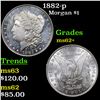 Image 1 : 1882-p Morgan Dollar $1 Graded Select Unc