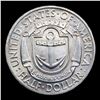 Image 3 : 1936-d Rhode Island Old Commem Half Dollar 50c Graded Choice+ Unc