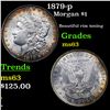 Image 1 : 1879-p Morgan Dollar $1 Graded Select Unc