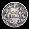 Image 3 : 1909-d Barber Dime 10c Graded vf++