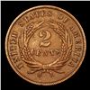 Image 3 : 1868 Two Cent Piece 2c Graded xf+