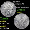 Image 1 : 1879-o Morgan Dollar $1 Graded Select Unc