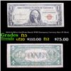 Image 1 : 1935A $1 Silver Certificate Hawaii WWII Emergency Currency Rare PC Block Grades f+