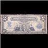 Image 2 : 1899 $2 Large Size Silver Certificate "Mini-Portholes" Fr-256 Teehee-Burke Grades f, fine