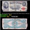 Image 1 : 1917 $2 Large Size Legal Tender Note FR-60 Thomas Jefferson Grades f, fine