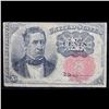 Image 2 : 1875 US Fractional Currency 10c Fifth Issue fr-1265 Long Key Grades f+