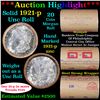 Image 1 : ***Auction Highlight*** Full solid date 1921-p Uncirculated Morgan silver dollar roll, 20 coins (fc)