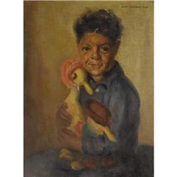 John Hubbard Rich Oil on canvas Portrait