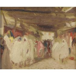 Julius Rolshoven Oil on artist board